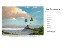 Tablet Screenshot of lisastonearts.com